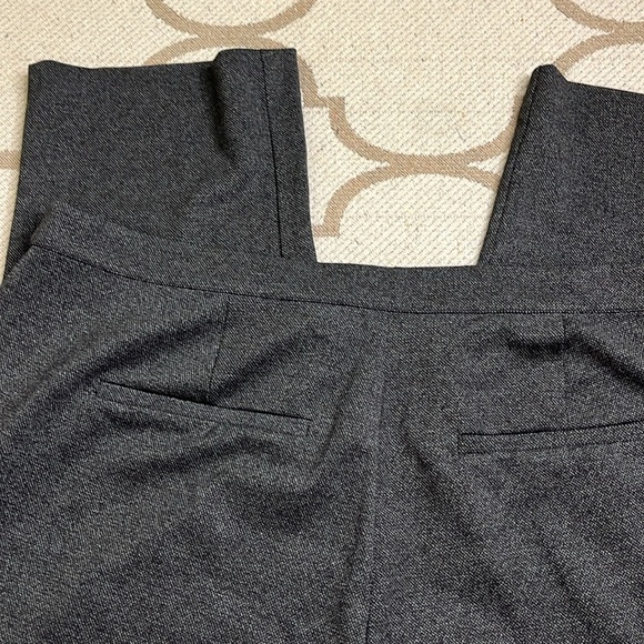 Modcloth high waisted cropped wide leg black gray pants size 22 - Picture 12 of 16